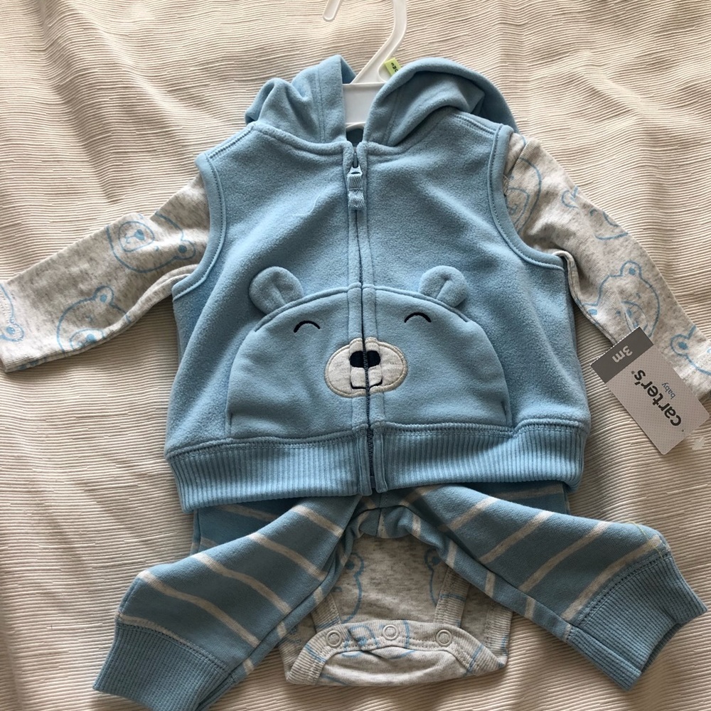 3 piece bear outfit